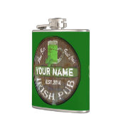 パーソナライズなアイルランドのパブの印 フラスク (左)