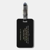 パーソナライズなアイルランドの飲むチーム ラゲッジタグ (裏面縦)