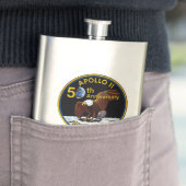 パーソナライズなアポロ11第50記念日 フラスク (インサイチュ)