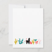 パーソナライズなアルパカNotecards ノートカード (裏面)