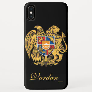パーソナライズなアルメニアの紋章付き外衣 iPhone XS MAXケース