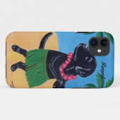 パーソナライズなアロハ黒い実験室の絵画 Case-Mate iPhoneケース (裏面(横))