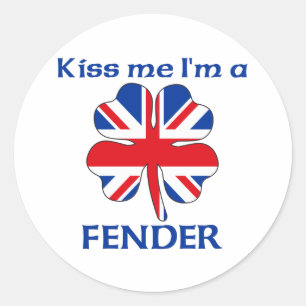 パーソナライズなイギリスは私によってがフェンダーである私に接吻しま ラウンドシール