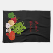 パーソナライズなイタリアンな台所 キッチンタオル (横)