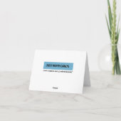 パーソナライズなインタビューの写真はメッセージカード感謝していしています サンキューカード (裏面)