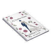 パーソナライズなウェディングプランナーのノート ノートブック (右側)