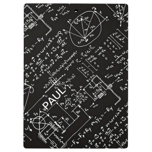 パーソナライズなオタク系のな数学の数学 クリップボード (裏面)