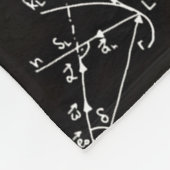 パーソナライズなオタク系のな数学の数学 フリースブランケット (角)