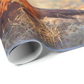 パーソナライズなオンドリのキジ ラッピングペーパー (ロールコーナー)