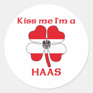パーソナライズなオーストリアは私によってがHaasである私に接吻します ラウンドシール