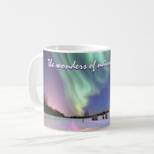 パーソナライズなオーロラのBorealisのNorthern Lights コーヒーマグカップ