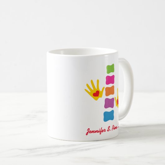 パーソナライズなカイロプラクターのマグ コーヒーマグカップ (正面右)
