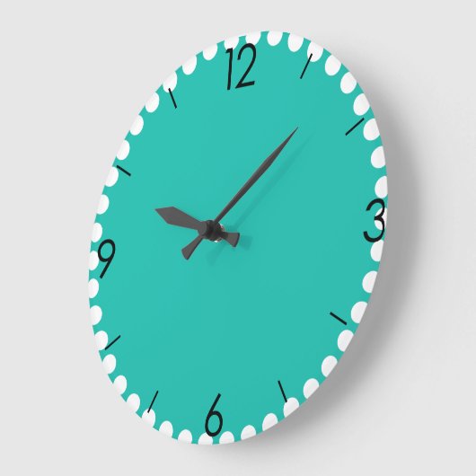 パーソナライズなカスタムあなた自身の写真及び文字 ラージ壁時計 (傾斜)