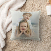 パーソナライズなカスタムあなた自身の写真 クッション (ブランケット)