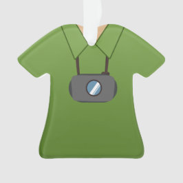 パーソナライズなカメラマンのShutterbugのクリスマス オーナメント