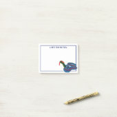 パーソナライズなカリフォルニア赤い味方されたガーター・ヘビ ポストイット (デスク上)