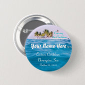 パーソナライズなカリブのなクルージング 缶バッジ (正面&裏面)