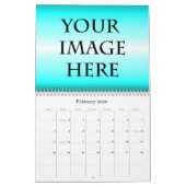 パーソナライズなカレンダーのテンプレート カレンダー (2月 2026)