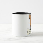 パーソナライズなカーディガンのウェルシュコーギー マグカップ (中央)