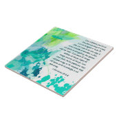 パーソナライズなキリスト教のタイル- 1Corinthians 13:4 - 8 タイル (側面)