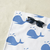 パーソナライズなクジラのビーチタオル ビーチタオル (インサイチュ)