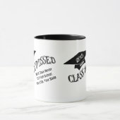 パーソナライズなクラスは2015年の卒業のマグを退去させました マグカップ (中央)