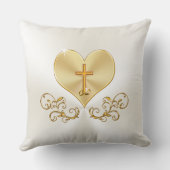 パーソナライズなクリスチャン第50記念日の枕 クッション (裏面)