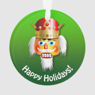 パーソナライズなクリスマスのくるみ割りの漫画 オーナメント