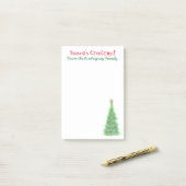 パーソナライズなクリスマスのポスト・イット ポストイット (デスク上)