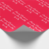 パーソナライズなクリスマスの包装紙 ラッピングペーパー (角)