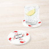 パーソナライズなクリスマスサンタ コースター (側面)