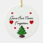 パーソナライズなクリスマスツリーの記念物の装飾 セラミックオーナメント (正面)