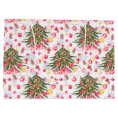 パーソナライズなクリスマスツリー ラージペーパーバッグ (裏面)