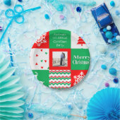 パーソナライズなクリスマス・パーティのプレート ペーパープレート (パーティー)