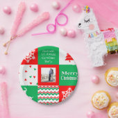 パーソナライズなクリスマス・パーティのプレート ペーパープレート (パーティー)