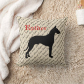 パーソナライズなグレートデーン クッション (ブランケット)