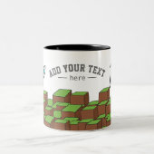 パーソナライズなゲーマーのマグ ツートーンマグカップ (中央)