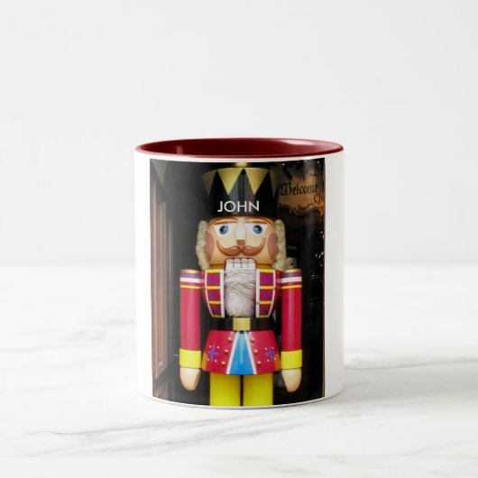 パーソナライズなココアのマグ ツートーンマグカップ (中央)