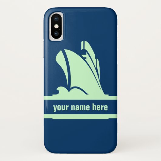 パーソナライズなコースの緑 Case-Mate iPhoneケース (裏面)