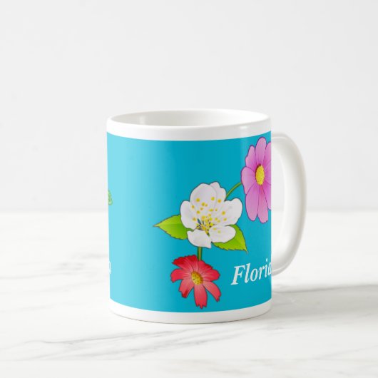 パーソナライズなコーヒーカップの熱帯かわいらしいマグ コーヒーマグカップ (正面右)