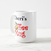 パーソナライズなコーヒー・マグ コーヒーマグカップ (正面左)