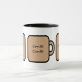 パーソナライズなコーヒー・マグ マグカップ (中央)