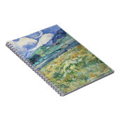 パーソナライズなゴッホの山が多い景色 ノートブック (右側)