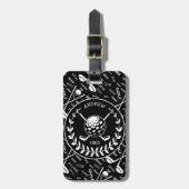 パーソナライズなゴルフバッグのゴルファーのギフト ラゲッジタグ (正面縦)