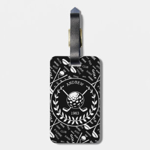 パーソナライズなゴルフバッグのゴルファーのギフト ラゲッジタグ