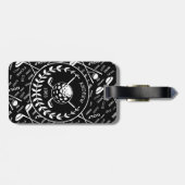 パーソナライズなゴルフバッグのゴルファーのギフト ラゲッジタグ (裏面横)