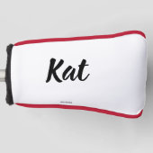 パーソナライズなゴルフ運搬人カバー ゴルフヘッドカバー (正面)