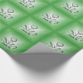 パーソナライズなゴルフ ラッピングペーパー (角)