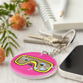 パーソナライズなゴーグル キーホルダー (正面右)