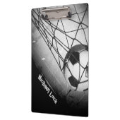 パーソナライズなゴールのクールなヴィンテージのグランジなフットボール クリップボード (左)